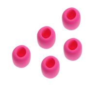 Didiseaon 5 pièces Lot de Bonnets Vent Éponge Rose pour Microphones Portables Mousse Élastique et Résistante Compatibles avec Microphones à Main pour Ktv Conférences et Scènes