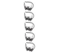 Didiseaon 5 Pièces -tête brodé de coiffe en strass pour femme bandeau femme femmes hair charms hair toppers cerceau de cheveux femme cerceau de cheveux Engrener