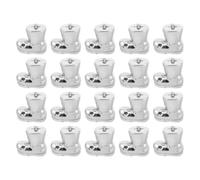 Didiseaon 50 mini-bottes de Père Noël décoratives pour sapin de Noël et | Breloque en forme de botte de Noël pour la création de colliers et de bracelets, pendentifs porte-clés, décorations