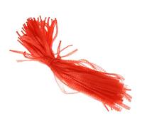 Didiseaon 50 Paquet en Filet Réutilisables pour Fruits et Légumes Paquet à Provisions Respirants Filet Rouge 30X40 CM Lavables et Résistants pour Courses et Conservation Écologique
