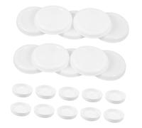 Didiseaon 50 pièces Bouchons Ronds pour Tubes Expédition Papier Kraft Lot de Bouchons Plastiques Pratiques pour Tubes Envoi Protection et Fermeture Sécurisée Adaptés pour Documents et