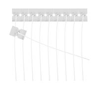 Didiseaon 50 Pièces Mèche de Bougie en Coton avec Base Aluminium, Paraffine | Fabrication de Bougies et Modèles Saisonniers, Compatible Usages Multiples, Combustion Régulière, Blanc
