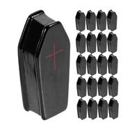 Didiseaon 50 Pièces Mini Coffins Résine pour Micro Paysage Décorations Miniatures Halloween avec Tombeaux pour Accessoires de Maison de Poupée et Effrayantes
