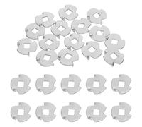Didiseaon 50 Pièces Pièce de Rechange pour Moulin à Sel Poivre en Acier Inoxydable Argenté, Fixation à Trois Branches Facile à Installer pour Usage Domestique et Professionnel