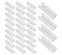 Didiseaon 50 Pinces à Draps Antidérapantes en Plastique Blanc pour Draps-Housses avec Bords Relevés Attaches Robustes pour Coins de Matelas Fixation Stable et Invisible Lot de 50 Pièces