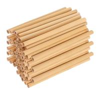 Didiseaon 50 Tubes de Nidification pour Abeilles en Canne Naturelle, Remplacement pour Ruche, 6 Pouces, pour L'apiculture en Extérieur, Pack de 50 Pièces Khaki