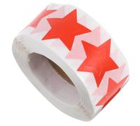 Didiseaon 500 Autocollants de Bronzage Corporel Étoiles Perforés Rouges Autocollants Auto-adhésifs pour Cabine de Bronzage pour Femmes et Adultes Utilisation Plage et Sport en Extérieur