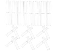 Didiseaon 50Pcs Trousse à Stylos Transparente Rectangulaire Étuis de Rangement Pratiques pour Crayons Boîte Vide pour Papeterie pour Bureau et École