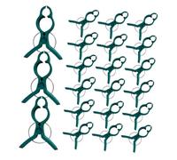 Didiseaon 50pièces Clips De Support pour Plantes Grimpantes Lot de Pinces Légères Plastique pour Vigne Et Tomates Accessoires De Jardinage pour Fixation sur Cages Et Ficelles