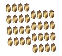 Didiseaon 50pièces Ornements Simulés Chêne Doré Décorations De Noël Fausses Glands pour Mariage Et Décorations Artisanales
