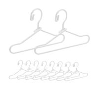 Didiseaon 55 pièces Lot de Mini Cintres Métal Blanc pour Vêtements de Poupée Petits Cintres Délicats Décoratifs pour Maison Miniature
