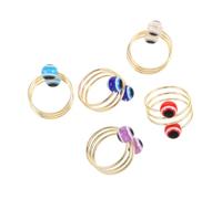 Didiseaon 5pièces Bagues Anti- Œil Pour Femme Bague Ouverte Pour Index Bijoux Élégants Et Décoratifs