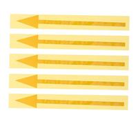 Didiseaon 5pièces Bandes Autocollantes Réfléchissantes Marquage Au Sol De Flèche Autocollants Directionnels Imperméables Pour Boîtes Aux Lettres Marquage De Flèche Au Sol