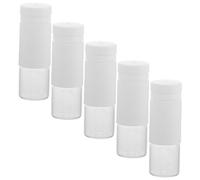 Didiseaon 5pièces Contenants pour Lotion et Huile Capillaire Flacons de Gel Douche de Voyage Séparateurs Eau Huile Verre pour Soins de Peau et Préparations Maison