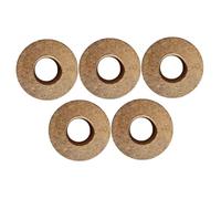 Didiseaon 5pièces Couvercles Bois pour Système Hydroponique Terrariums et Vases Hydroponiques Verre avec Orifice pour Croissance des Plantes Lot de Bouchons Bois