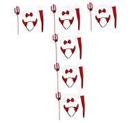 Didiseaon 6 Ensembles Bandeau corne du diable Halloween kit d'accessoires de costume de démonstration deguisement haloween costume haloween bandeau en corne accessoire de costume de diable
