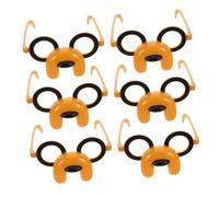 Didiseaon 6 Pièces Accessoires Amusants pour Garçon Fille Cadres Décoratifs pour Anniversaire Photobooth Lunettes de Costume à Thème Animal