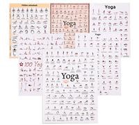 Didiseaon 6 pièces Affiche Décorative de Postures de Yoga Toile pour Décoration Murale et Entraînement à pour Salon et Chambre Design Unique et Artistique