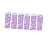 Didiseaon 6 pièces Autocollants Universels Anglais pour Clavier Stickers de Remplacement pour Ordinateur et Portable Résistants Aux Rayures et Faciles à Appliquer Idéaux pour Claviers de