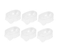 Didiseaon 6 Pièces Boîte De Poudre De Trempage Des Ongles Récipient Bol De Trempage Plateau De Trempage Des Ongles Outil De Magasin D'Ongles Support De Poudre De Trempage Des Ongles Pot De