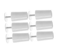 Didiseaon 6 pièces Butées pour Volet Aluminium Blanc Accessoires Limiteurs pour Rideaux et Stores avec Manivelle Compatible pour Volets à Sangle ou Manivelle et Réutilisable