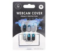 Didiseaon 6 Pièces Cache Caméra Coulissant ABS, Anti-Peeping | Adhésif Ultra-fin, Motif Élégant, Protège L’objectif Frontal du Téléphone, Usage Télétravail et Étudiants
