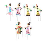 Didiseaon 6 pièces Kit DIY Marionnettes Traditionnelles Éducatif Créatif pour Garçon Fille Ombres Artisanat Manuel pour Développer Coordination et Imagination