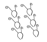 Didiseaon 6 pièces Lot de Bandeaux Halloween Antennes Fourmi Noirs Accessoires Cosplay et Fête pour Adultes et Garçon Fille