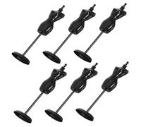 Didiseaon 6 Pièces Mini Doll Dress Stands Scale Plastic Mannequin Rack For Doll Clothes Display Portable And Sturdy Compatible With Various