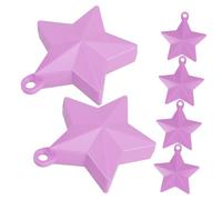 Didiseaon 6 pièces Poids Ballon Étoile Creux Accessoires Équilibrage Ballons pour Décorations Anniversaire Mariage Lest Réutilisable et Personnalisable