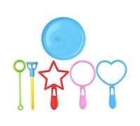Didiseaon 6 pièces Set Baguettes à Bulles Colorées pour Garçon Fille et Sécurisé pour Activités Extérieures Formes pour Bulles Variées Convient Dès Ans Couleur Aléatoire Couleur Aléatoire