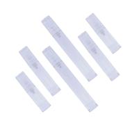 Didiseaon 6 pièces Set de Flacons de Voyage Souples et Étanches Silicone pour Shampooing Lotion Cosmétiques Réutilisables et Faciles à Remplir Compatibles Avion et Toilette Portable