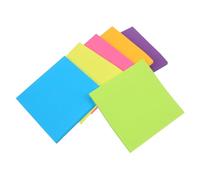 Didiseaon 6 pièces Set de Notes Adhésives Fluorescentes Bloc Notes Colorés Autocollants pour Étudiants Fournitures Scolaires Essentielles pour Bureau et Maison