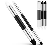 Didiseaon 6 pièces Stylo Éponge de Mélange avec Embouts Grandes et Petites pour Dessin Estompage Précis Outil pour Peinture et Croquis Artistiques