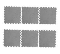 Didiseaon 6 pièces Tapis Éveil Évolutif Mousse EVA Gris Dalles Emboîtables Confortables et Polyvalentes pour Tapis de Sol Épais Portable pour Gym Jeu et Tatami Maison