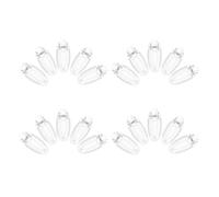 Didiseaon 60 pièces Lot de Pinces Crocodiles Transparentes Plates Antidérapantes pour Garçon Fille Barrettes Légères pour Coiffures et Activités Quotidiennes