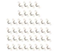 Didiseaon 66 Pièces Collier de Serrage pour Tube en U, Clips de Fixation pour Tubes en U, Acier Inoxydable 304, Argenté, Lot en Boîte, pour Tiges et Pipelines, Navires et Pétrole