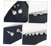 Didiseaon 6Paires Boucles Oreilles Clous Zircon pour Femmes Bijoux Élégants et pour Toutes Occasions pour et