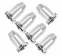 Didiseaon 6pcs Accessoires pour Guitare Électrique en Alliage Argenté, Sillets de Montage pour Cordes, Réparation String-through, pour Remplacement et DIY