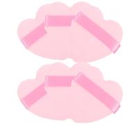 Didiseaon 6pcs Éponges à Fond de Teint de Cœur, Douces et Multifonctionnelles en Mousse et Flocage, pour Poudre Visage, Adaptées aux Débutants