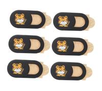 Didiseaon 6pièces Cache-Webcam avec Obturateur De Confidentialité Et Protection Objectif Lot de Cache-Webcam Tiger Year