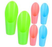 Didiseaon 6pièces Lot de Pelles à Terreau Plastique pour Outil De Jardin Plantation Et Rempotage De Plantes Succulentes Portable pour Maison Et Voyage