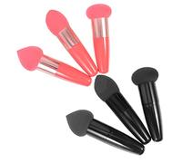 Didiseaon 6pièces Makeup Sponge Pens for Wet and Dry Cosmetics Ergonomic Portable Beauty Brush Set Soft Applicators for Powder and Concealer Mixed