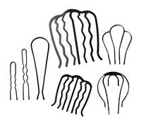 Didiseaon 7 Pièces peigne à cheveux chignon pinces à cheveux vintage fourchette à cheveux épingle à cheveux française hairpin hair clip barrette outil de cheveux outils de coiffure alliage