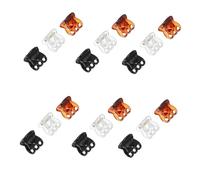 Didiseaon 72 Pièces Lot Mini Pinces à Cheveux Carrées Antidérapantes pour Femmes et Filles avec Boîte de Rangement Clips Mignons pour Coiffure et Maintien des Mèches Assortiment Noir Café et