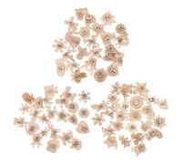 Didiseaon 72 Pièces Numéros du Calendrier de L'avent en Bois, Décoration | Comptez les Jours, Ambiance Festive, pour Couronnes et Centre de Table