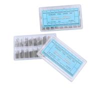 Didiseaon 720 Pièces Boîte Goupilles Fendues Acier Inoxydable Kit Professionnel Outils Réparation Bracelets Montres Assortiment Barres Ressort Cotter Pins pour Horlogers