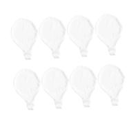 Didiseaon 8 Pièces Ballons Blancs Mat Satinés Latex Rond pour Décoration Mariage Anniversaire et Shower
