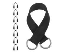 Didiseaon 8 Pièces Bandes Élastiques Suspendues pour Exercices Sangles de Traction Robustes en Acier Inoxydable et Tissu, Faciles à Installer, Accessoires pour Aires de Jeux en Plein Air