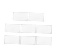 Didiseaon 8 pièces Boîte de Collection de Billets Plastique Organisateur Étanche pour Billets Documents et Tickets Protecteur et Support Affichage pour
